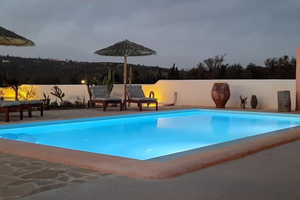 Villa Louloudia Stylish Luxury Villa With Private Pool Pitsidia Exterior foto